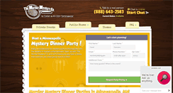 Desktop Screenshot of murdermysterydinnerminneapolis.com